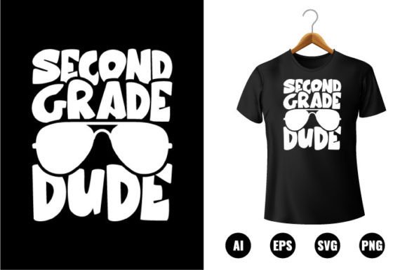 2nd Grade Dude T-shirt Design