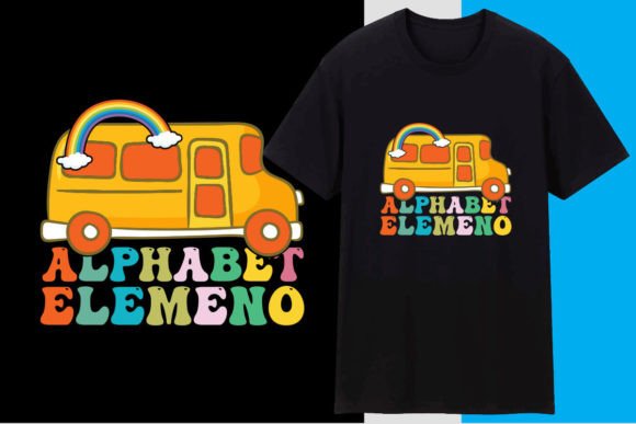 Alphabet Elemeno T Shirt Design
