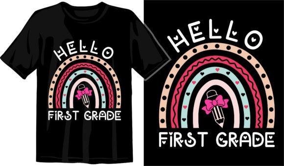 Hello 1st Grade Rainbow