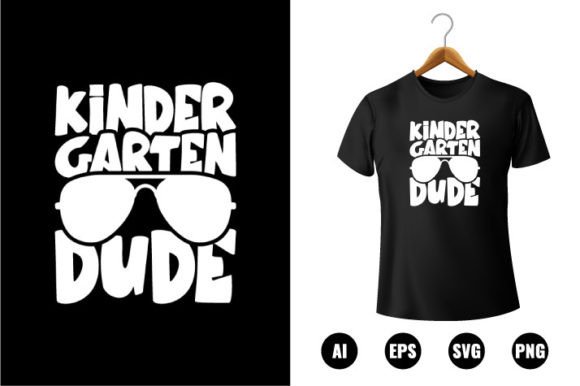 Kindergarten Dude T-shirt Design