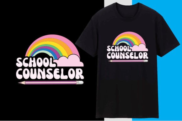 School Counselor Tshirt Design: Professional, Print-Ready & Fully Customizable