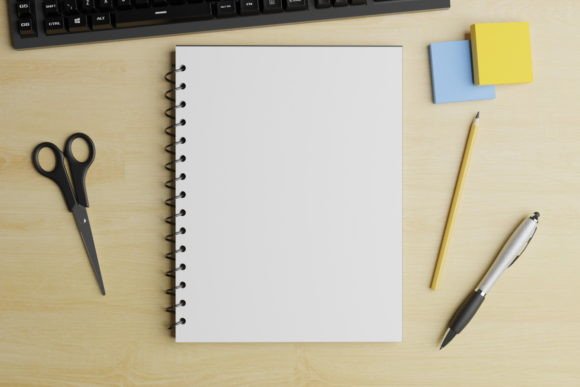 Spiral Notebook Mockup for Real Creative Work